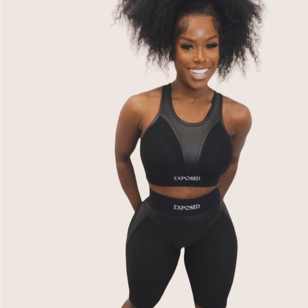 Two tone leather set